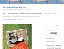 Tablet Screenshot of bestbuycartsandparts.com